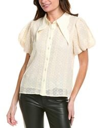 Gracia - Shiny Mesh Shirt - Lyst