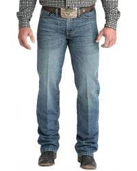 Cinch - Grant Medium Stonewash Relaxed Boot Cut Jeans - Lyst