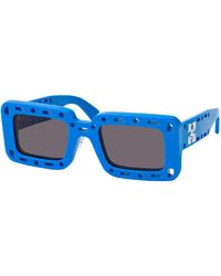 Off-White c/o Virgil Abloh - Sunglasses Square Full Rim, Frame And Dark Lens Oeri025Atlantic4507 - Lyst