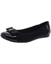 Anne Klein - Alive Patent Slip On Ballet Flats - Lyst