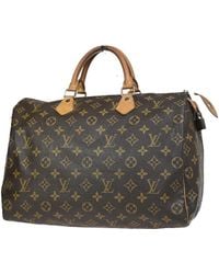 Louis Vuitton - Speedy 35 Canvas Handbag (pre-owned) - Lyst
