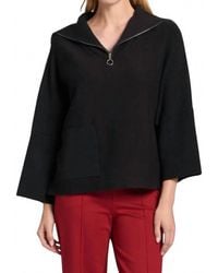 Apny - Half Zip Pullover Sweatshirt - Lyst