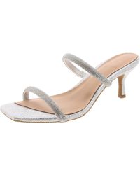 INC - Dejaa Two Band Rhinestone Slide Sandals - Lyst