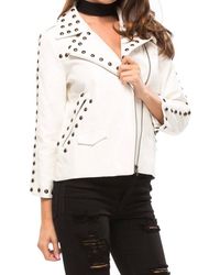 Line & Dot - Stud Moto Jacket - Lyst