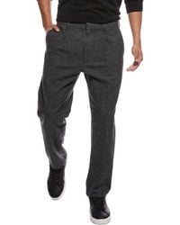 Rag & Bone - Evan Wool & Linen-Blend Pleated Trouser - Lyst