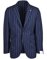 Luigi Bianchi - Round Jacket Linen/Cotton - Lyst