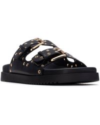 Xti - Eyelets Double Strap Buckle Sandals - Lyst
