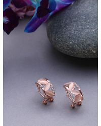SOH - Petal Shaped Designer Studs - Lyst