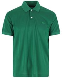 Lacoste - Silk Piqué Classic Polo Shirt - Lyst