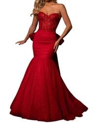 Rachel Allan - Sweetheart Off Shoulder Prom Dress - Lyst