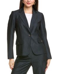 Anne Klein - One-Button Notch Collar Jacket - Lyst