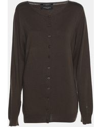 Marina Rinaldi - Marina Sport By Knit Button Front Sweater - Lyst