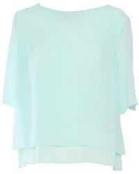 Clips - Flowing Chiffon Top - Lyst