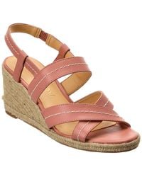 Jack Rogers - Polly Leather Mid Wedge Sandal - Lyst