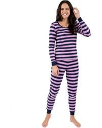 Leveret - Two Piece Cotton Pajamas Striped - Lyst