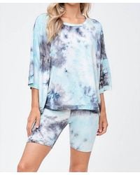 Phil Love - Starlet Tie Dye Shorts Set - Lyst