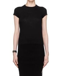 Rick Owens - Cropped Level Tee - Lyst