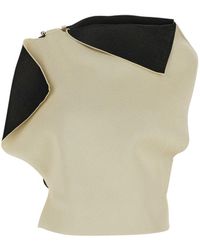 Jacquemus - Asymmetrical Draped Top - Lyst