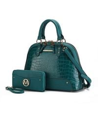 MKF - Nora Premium Croco Satchel Handbag - Lyst