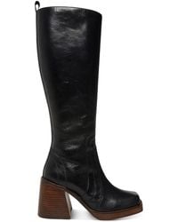 Steve Madden - Andiee Faux Leather Tall Knee-high Boots - Lyst