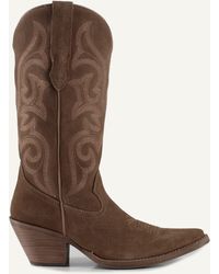 Buck & Brana - Tessa Leather Cowgirl Boots - Lyst