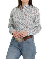 Cinch - Long Sleeve Western Button Shirt - Lyst