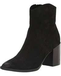 Steve Madden - Cate Boots Pointed Toe Block Heel Bootie Rhs5988 - Lyst