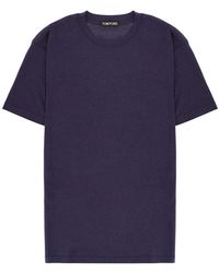 Tom Ford - Lyocell And Cotton T-Shirt - Lyst