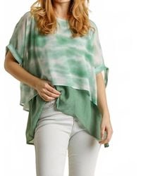 Umgee - Tie Dye Layered Top - Lyst
