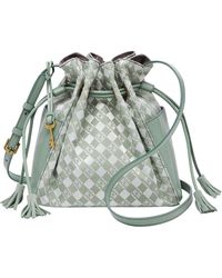 rayna drawstring crossbody fossil