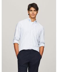 Tommy Hilfiger - Regular Fit Stripe Oxford Shirt - Lyst