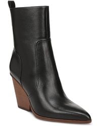 Veronica Beard - Logan Leather Zipper Ankle Boots - Lyst