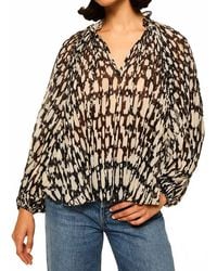 MISA Los Angles - Rissa Long Sleeve Top - Lyst