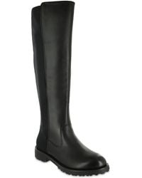MIA - Talli Side Zip Round Toe Knee High Riding Boots Rhs6489 - Lyst