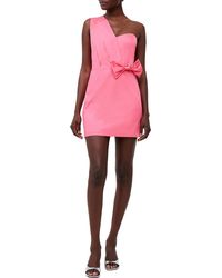 French Connection - One Shoulder Short Mini Dress - Lyst