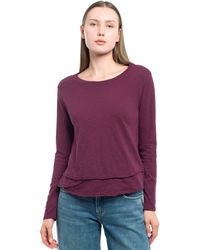 Wilt - Long Sleeve Mock Layer Tee - Lyst