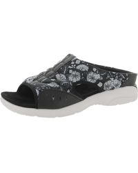 Easy Spirit - Traciee Cut Out Floral Print Slide Sandals - Lyst