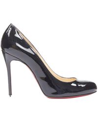 Christian Louboutin - Fifille 100 Patent Round Toe Stiletto Pump - Lyst