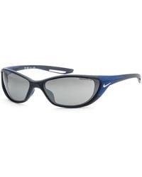 Nike - 66 Mm Blue Sunglasses Dz7356-410 - Lyst