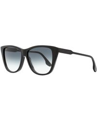 Victoria Beckham - Rectangular Sunglasses Vb639s 001 Black 57mm - Lyst
