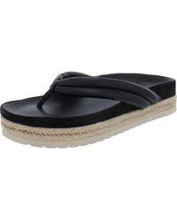 Vince - Forest Faux Leather Espadrille Platform Sandals - Lyst