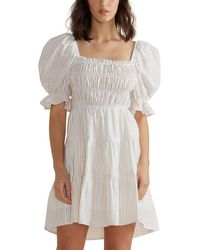 MINKPINK - Cotton Short Mini Dress - Lyst