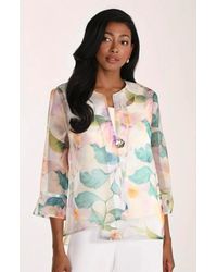 FRANK LYMAN - Floral Lightweight Woven Jacket - Lyst