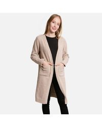 TRUEDAMES - Solid Front Pockets Long Cardigan - Lyst