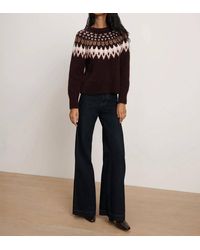 Veronica Beard - Anne Fairisle Pullover - Lyst
