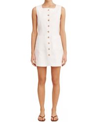 Posse - Emma Button Down Mini Dress - Lyst