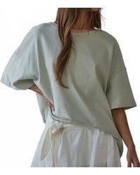 By Together - The Contrast Crew Neck Top - Lyst