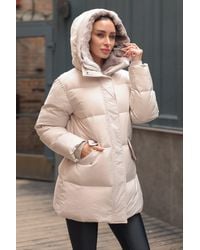 Alaska® Outerwear - Arden Genuine Rex Rabbit Fur Down Insulated Coat - Lyst