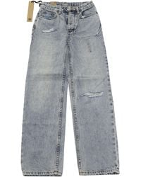 Ksubi - Brooklyn Mid Rise Relaxed Straight Leg Jeans - Lyst