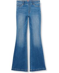 Spanx - High-rise Flared Stretch-denim Jeans - Lyst